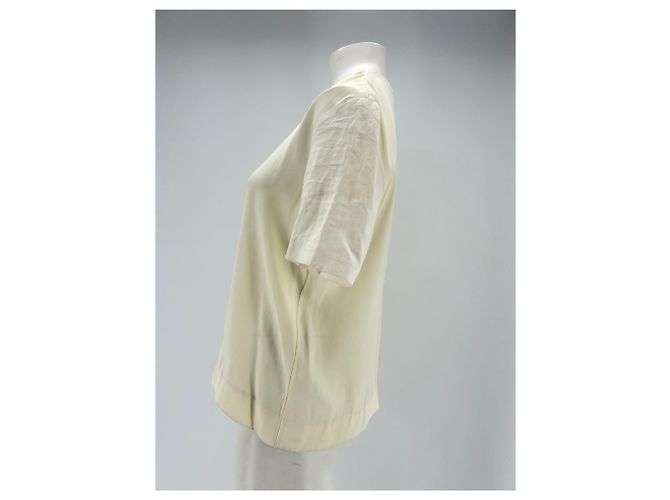 Marni T-Shirt aus Viskose in Ecru Beige - Ansicht 4