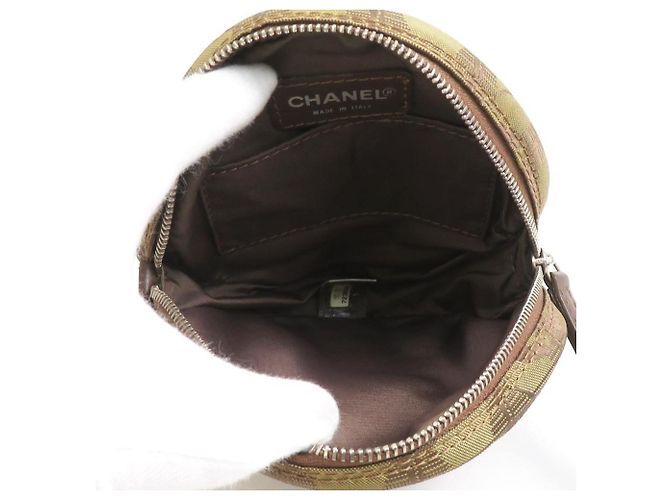 Bolso Chanel marrón y caqui Castaño - vista 3