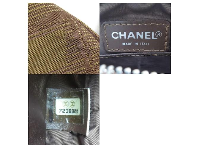 Bolso Chanel marrón y caqui Castaño - vista 5