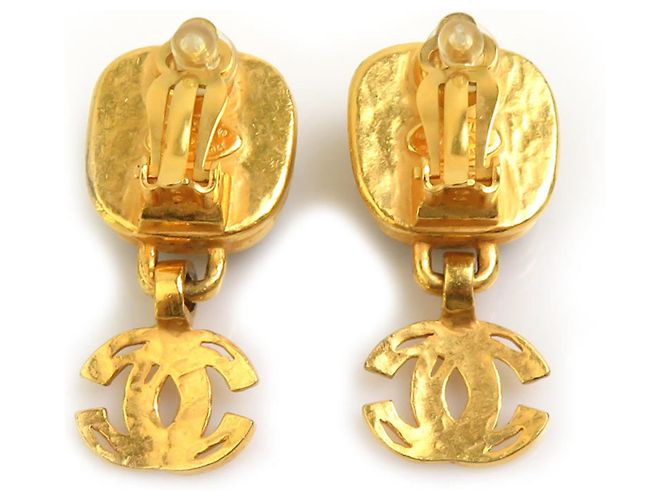 Orecchini a clip dorati Chanel D'oro - vista 4