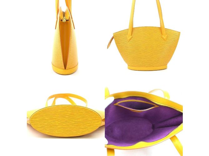 Borsa a Spalla Saint Jacques Epi Louis Vuitton Giallo - vista 2
