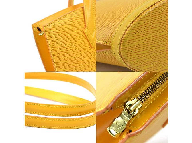 Borsa a Spalla Saint Jacques Epi Louis Vuitton Giallo - vista 3