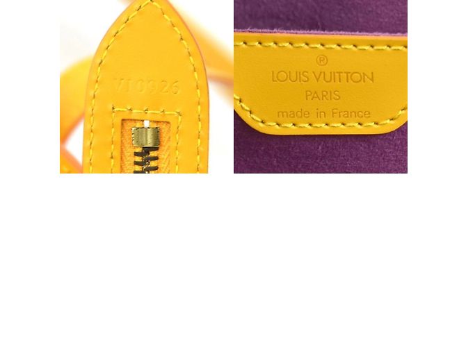 Borsa a Spalla Saint Jacques Epi Louis Vuitton Giallo - vista 5