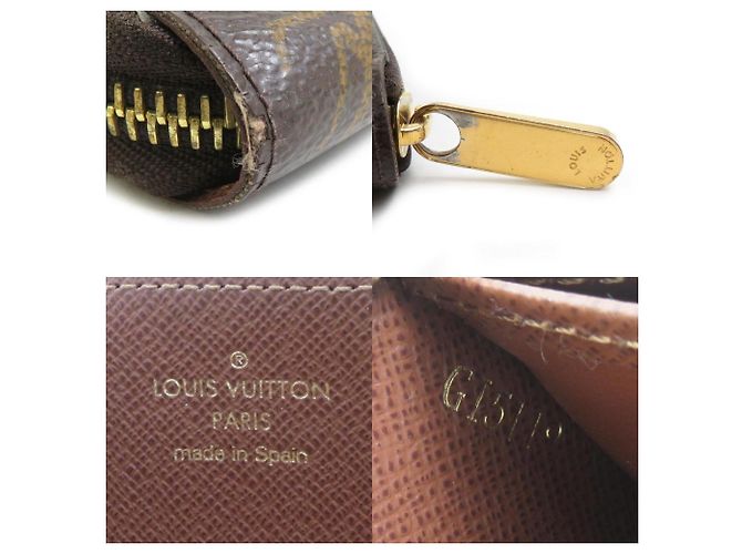 Cartera larga Zippy Monogram Louis Vuitton Castaño Monograma - vista 5