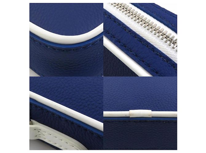Borsa a Spalla Louis Vuitton Bianco Blu - vista 3