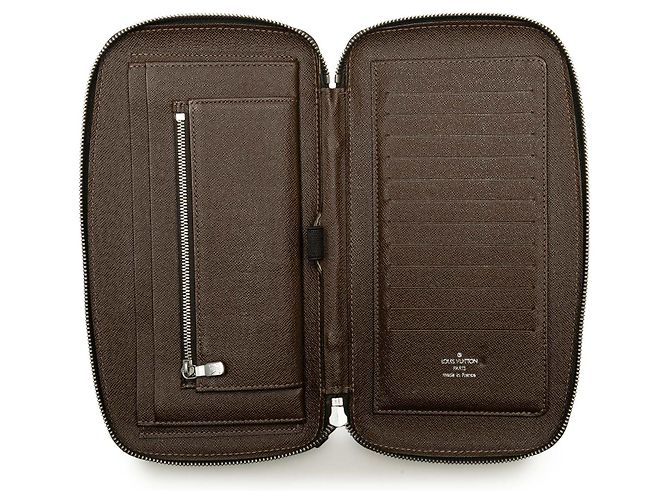 Louis Vuitton Brown Taiga Atoll Organizer Dark brown - view 11