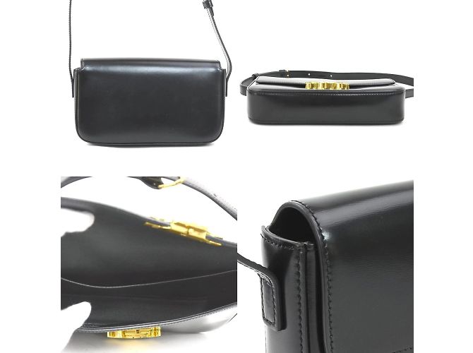 Céline Celine Triomphe Schultertasche Schwarz - Ansicht 3