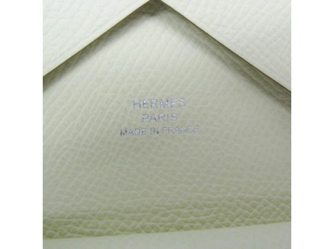 Tarjetero de cabra Calvi Duo de Hermès Crudo - vista 11