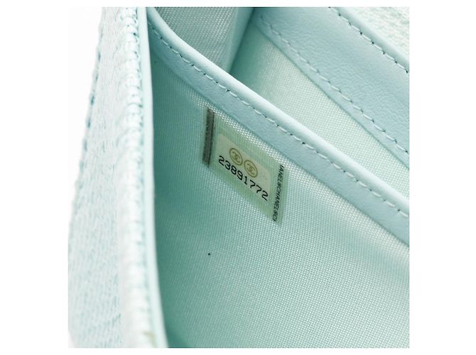 Chanel Deauville Bi-Fold Langbörse Blau - Ansicht 6