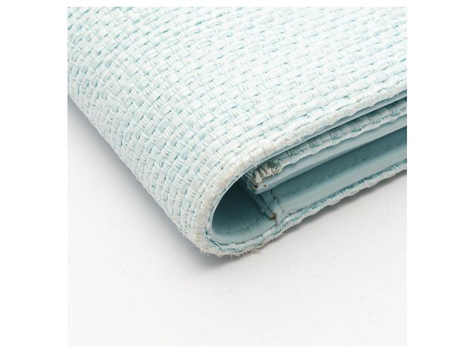 Chanel Deauville Bi-Fold Langbörse Blau - Ansicht 9