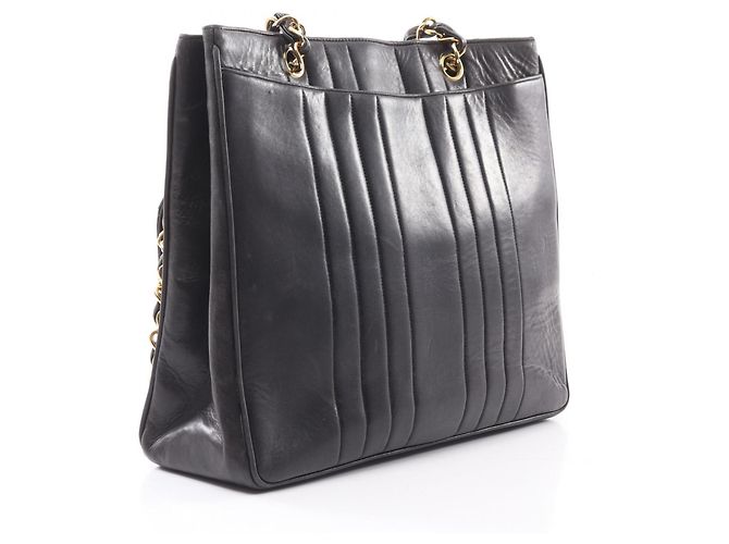 Borsa Tote Chanel Mademoiselle Nero - vista 3