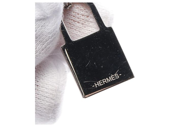 Hermès Collana Hermes Kelly in Acciaio Inossidabile Argento Metallico - vista 6