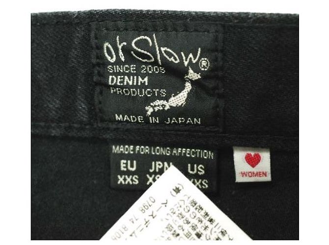 Autre Marque orslow x BEAMS BOY skinny jeans Negro - vista 4