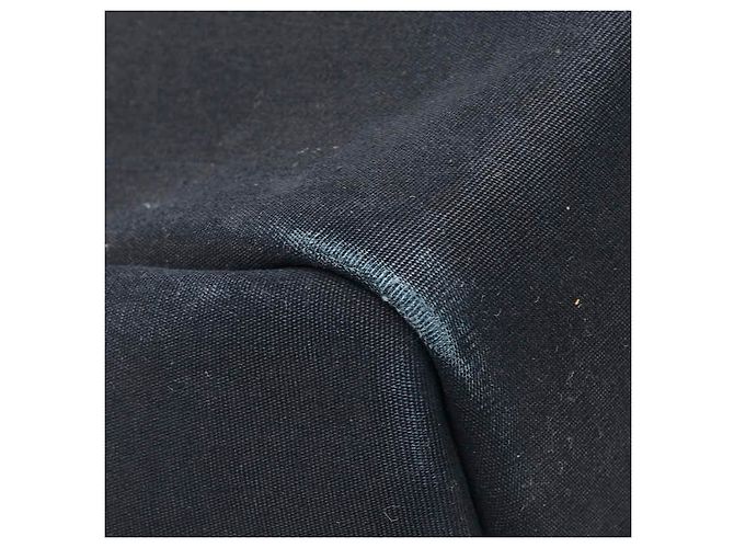 Hermès Herbag Cabas GM Toile Officier Leder Tragetasche Blau Marineblau - Ansicht 5