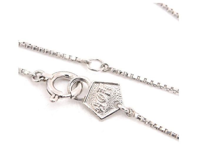 Autre Marque Collana con motivo a goccia di diamante PT850×PT900 - vista 5