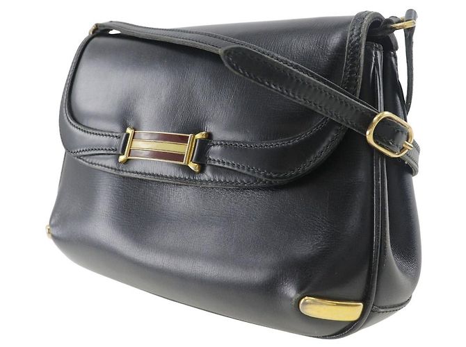 Borsa a Spalla Gucci 2WAY Clutch Nera Nero - vista 2