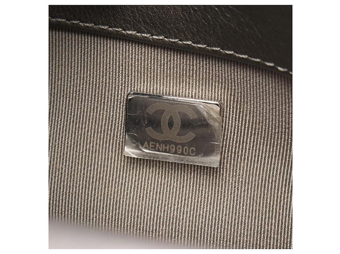 Bolsa de ombro de couro dourado Chanel - vista 6