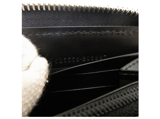 Gucci GG Embossed Black Long Wallet - view 9