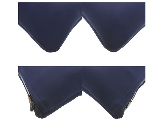 Hermès Hermes Neoban MM Nylon Polyurethane Pouch Blue - view 9