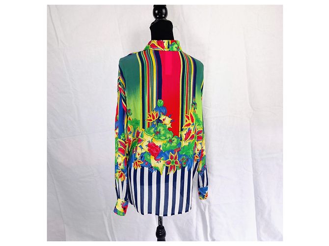 Gianni Versace Istante by Versace camicia vintage anni '80 Multicolore - vista 2