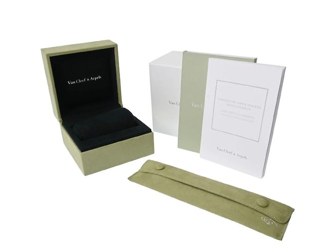 Van Cleef & Arpels Sweet Alhambra Uhr Gelbgold und Perlmutt Gold hardware - Ansicht 6