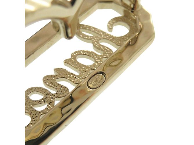 Chanel Doppel-Finger-Goldring mit Kunstperle Golden - Ansicht 7