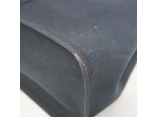 Hermès Borsa Tote Hermes Cabag Elan PM Toile Officier Nero - vista 7