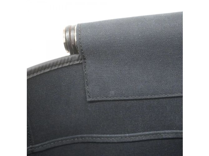 Hermès Borsa Tote Hermes Cabag Elan PM Toile Officier Nero - vista 9
