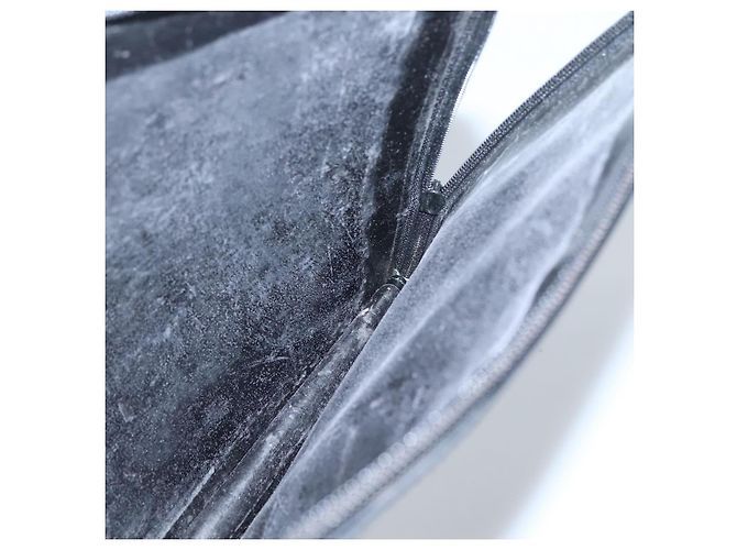 GUCCI Dokumententasche Lackleder Schwarz Auth am8564 - Ansicht 11