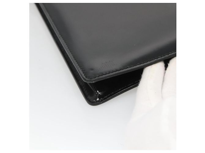 GUCCI Dokumententasche Lackleder Schwarz Auth am8564 - Ansicht 14