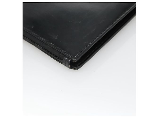 GUCCI Dokumententasche Lackleder Schwarz Auth am8564 - Ansicht 16