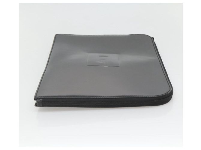 GUCCI Dokumententasche Lackleder Schwarz Auth am8564 - Ansicht 4
