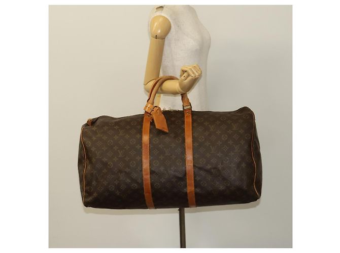 LOUIS VUITTON Monogram Keepall 60 Borsa Boston M41422 LV Auth fm4719 Monogramma - vista 22