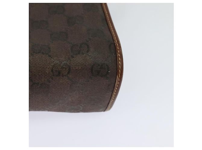Bolsa de Ombro GG Canvas Gucci Marrom Dourado 001 14 0712 Auth ep8705 - vista 13
