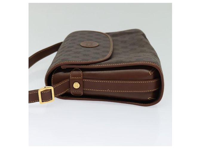 Bolsa de Ombro GG Canvas Gucci Marrom Dourado 001 14 0712 Auth ep8705 - vista 4
