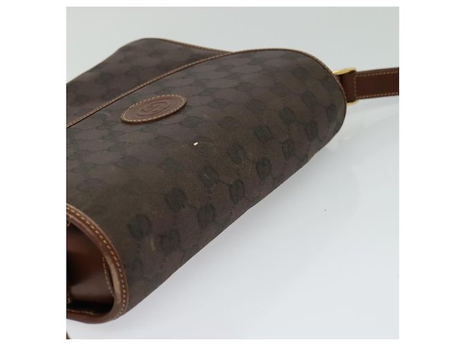 Bolsa de Ombro GG Canvas Gucci Marrom Dourado 001 14 0712 Auth ep8705 - vista 6