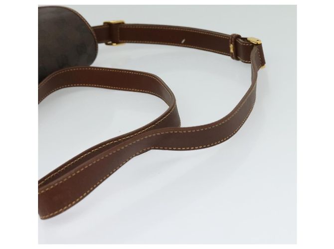 Bolsa de Ombro GG Canvas Gucci Marrom Dourado 001 14 0712 Auth ep8705 - vista 7