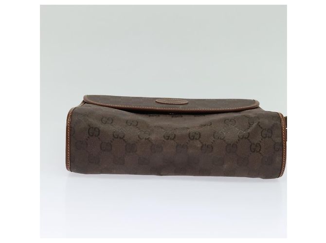 Bolsa de Ombro GG Canvas Gucci Marrom Dourado 001 14 0712 Auth ep8705 - vista 9