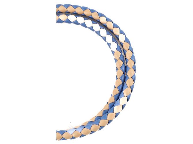 Tod's Bracciale in pelle blu - vista 3