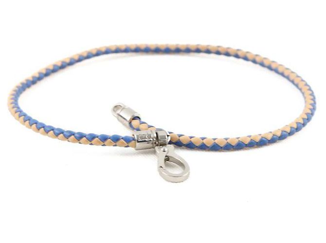 Tod's Bracciale in pelle blu - vista 4