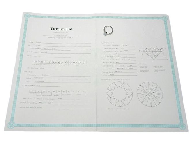 Platin Solitärbandring Tiffany & Co. - Ansicht 6