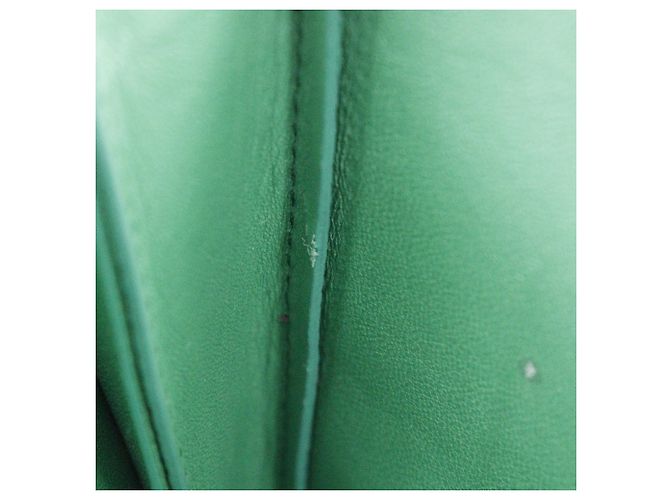 Borsa a spalla in pelle verde Bottega Veneta - vista 14