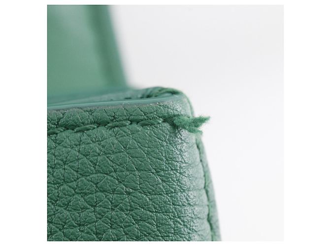 Borsa a spalla in pelle verde Bottega Veneta - vista 15