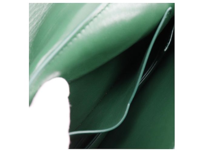 Borsa a spalla in pelle verde Bottega Veneta - vista 5