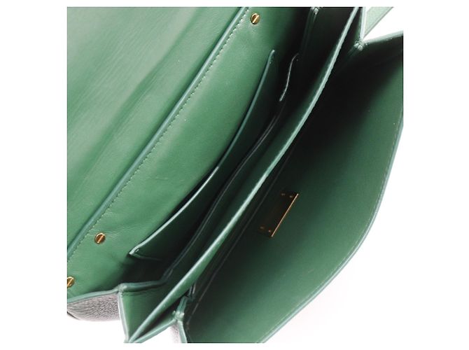 Borsa a spalla in pelle verde Bottega Veneta - vista 6