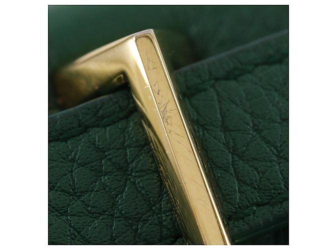 Borsa a spalla in pelle verde Bottega Veneta - vista 7