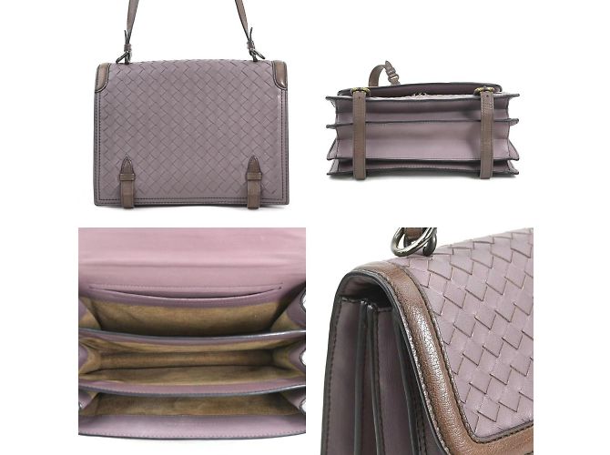 Borsa a Spalla in Pelle Intrecciato di Bottega Veneta - vista 3