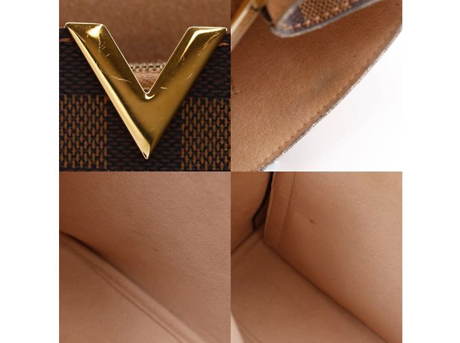 Borsa Louis Vuitton Kensington Marrone - vista 15