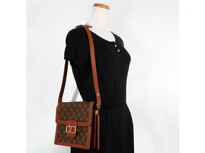 Borsa a Spalla Dauphine di Louis Vuitton Marrone Monogramma - vista 20