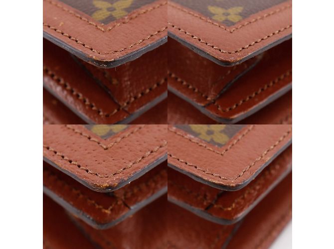Borsa a Spalla Dauphine di Louis Vuitton Marrone Monogramma - vista 4